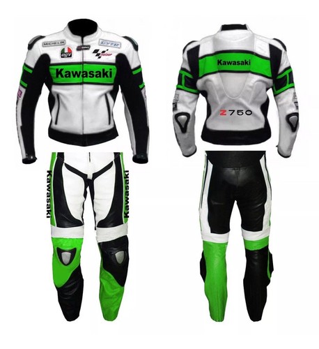 Motorrad rennanzug aus leder - aus,