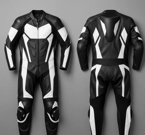 Echtleder motorrad rennkombi - motorrad,