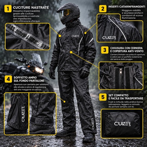 Cruizer motorrad regenanzug - cruizer,