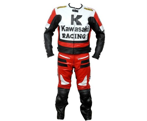Motorrad rennanzug aus leder - aus,